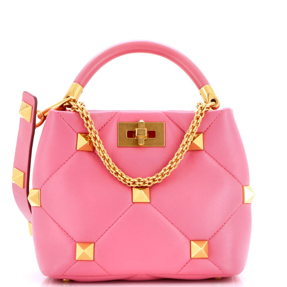 Valentino Garavani Small Roman Stud Top Handle Bag